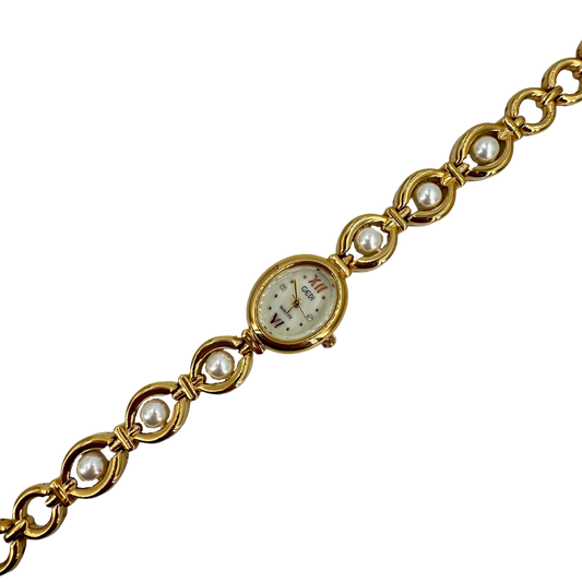 Pearly classic watch