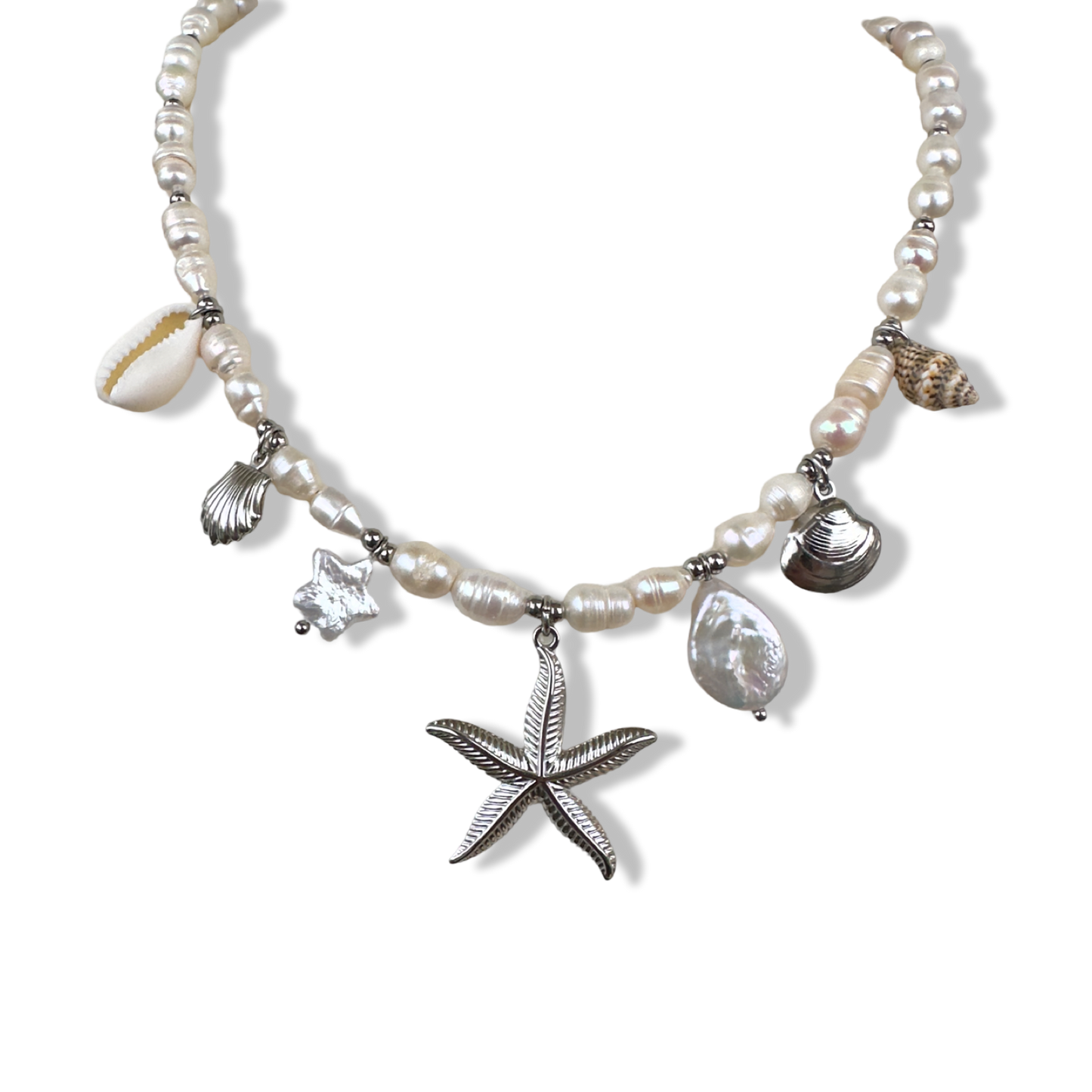 Starfish sea pearly dream necklace