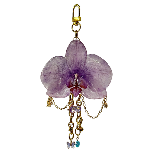 Ranpunzel orchid bag charm
