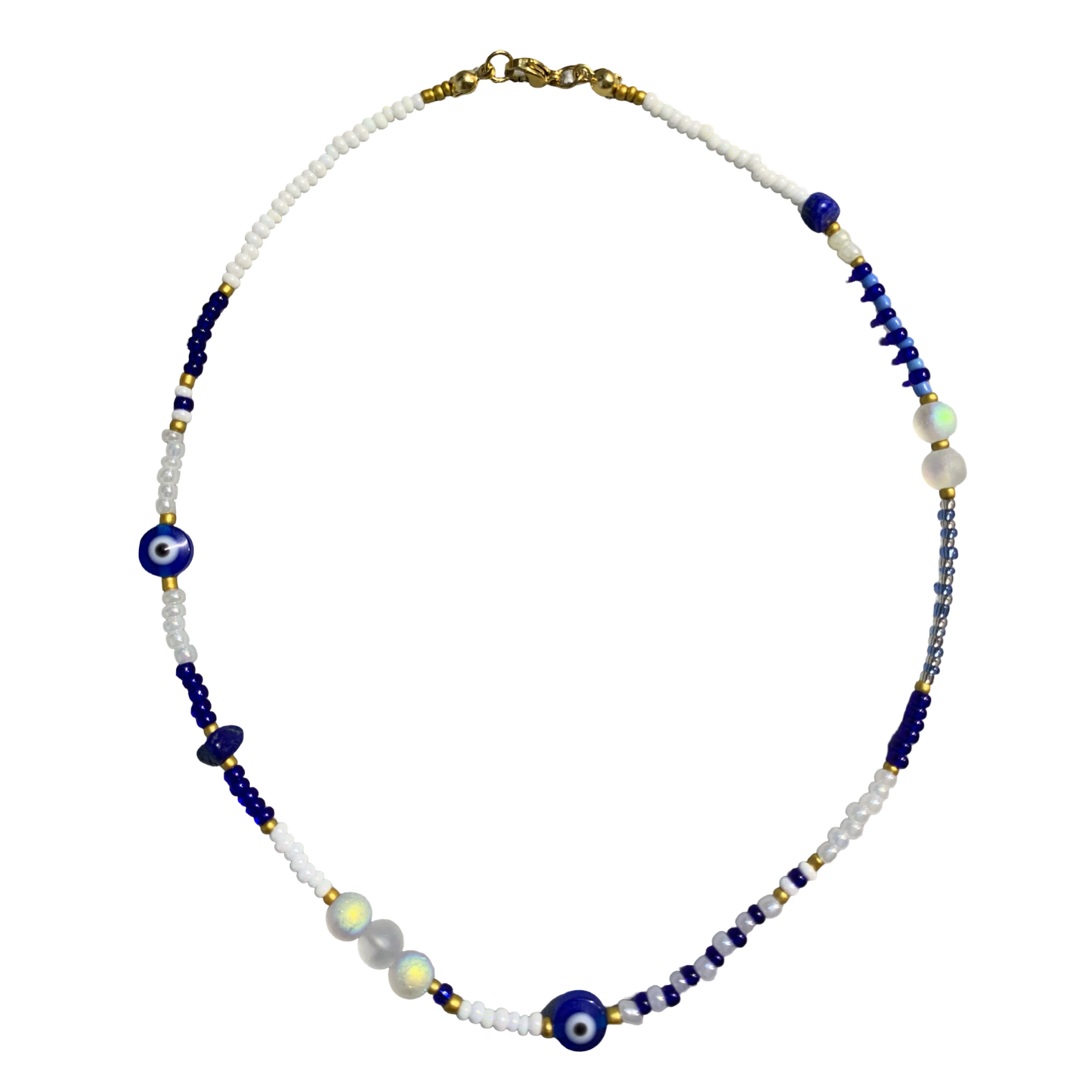 Evil eye summer necklace