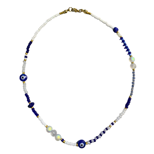 Evil eye summer necklace