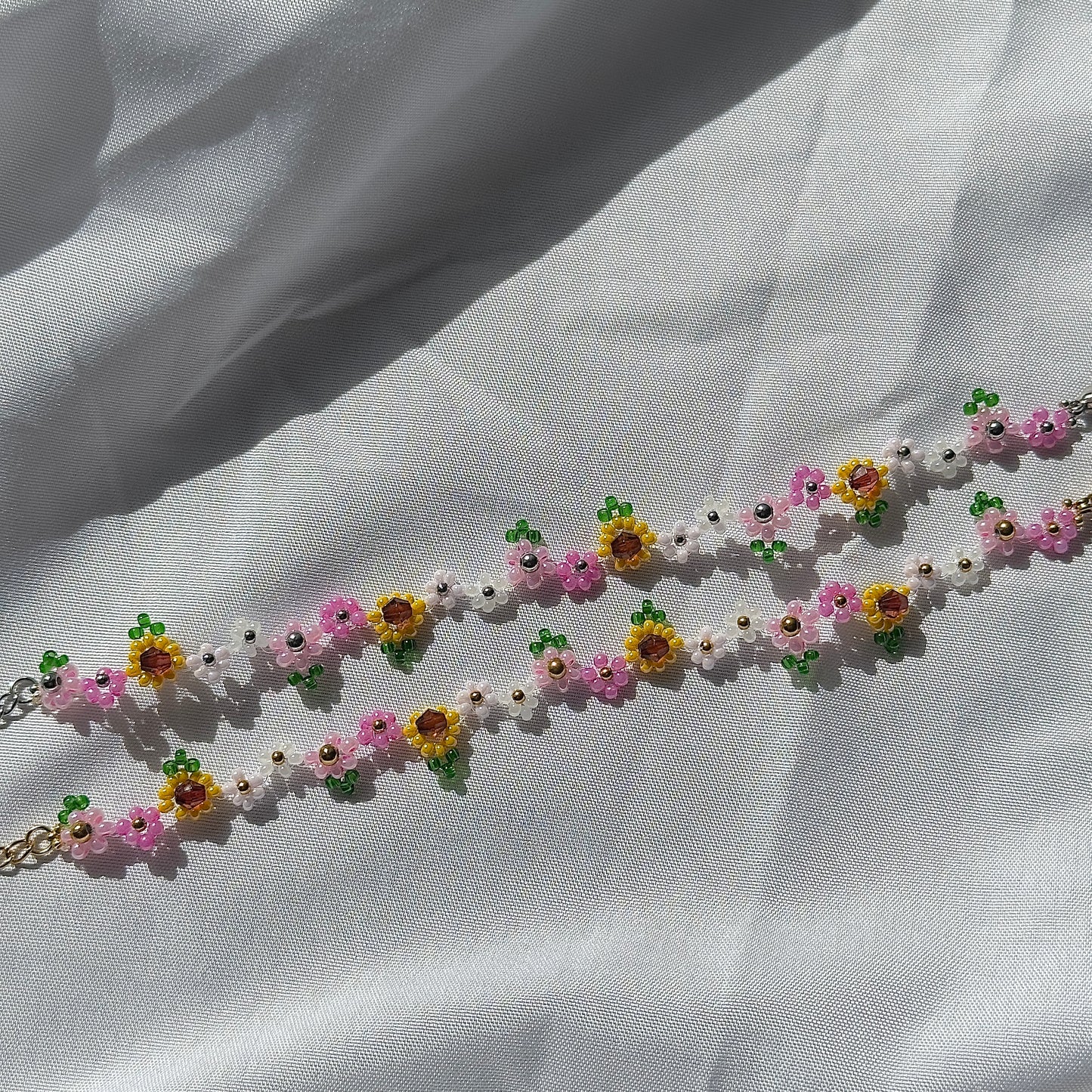 Sunflower field bracelet