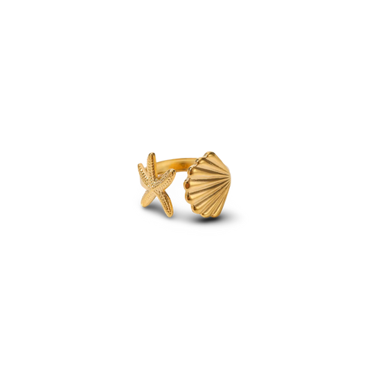 Star & Shell ring