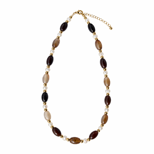 Coffee bean necklace