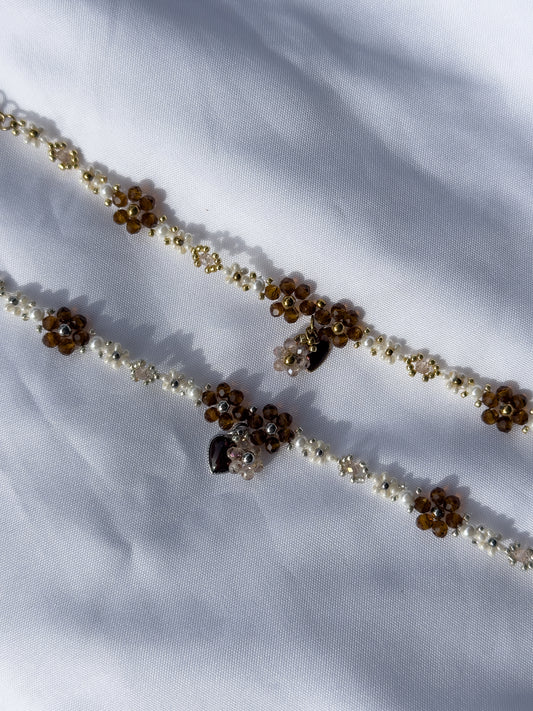 Magical flower autumn bracelet