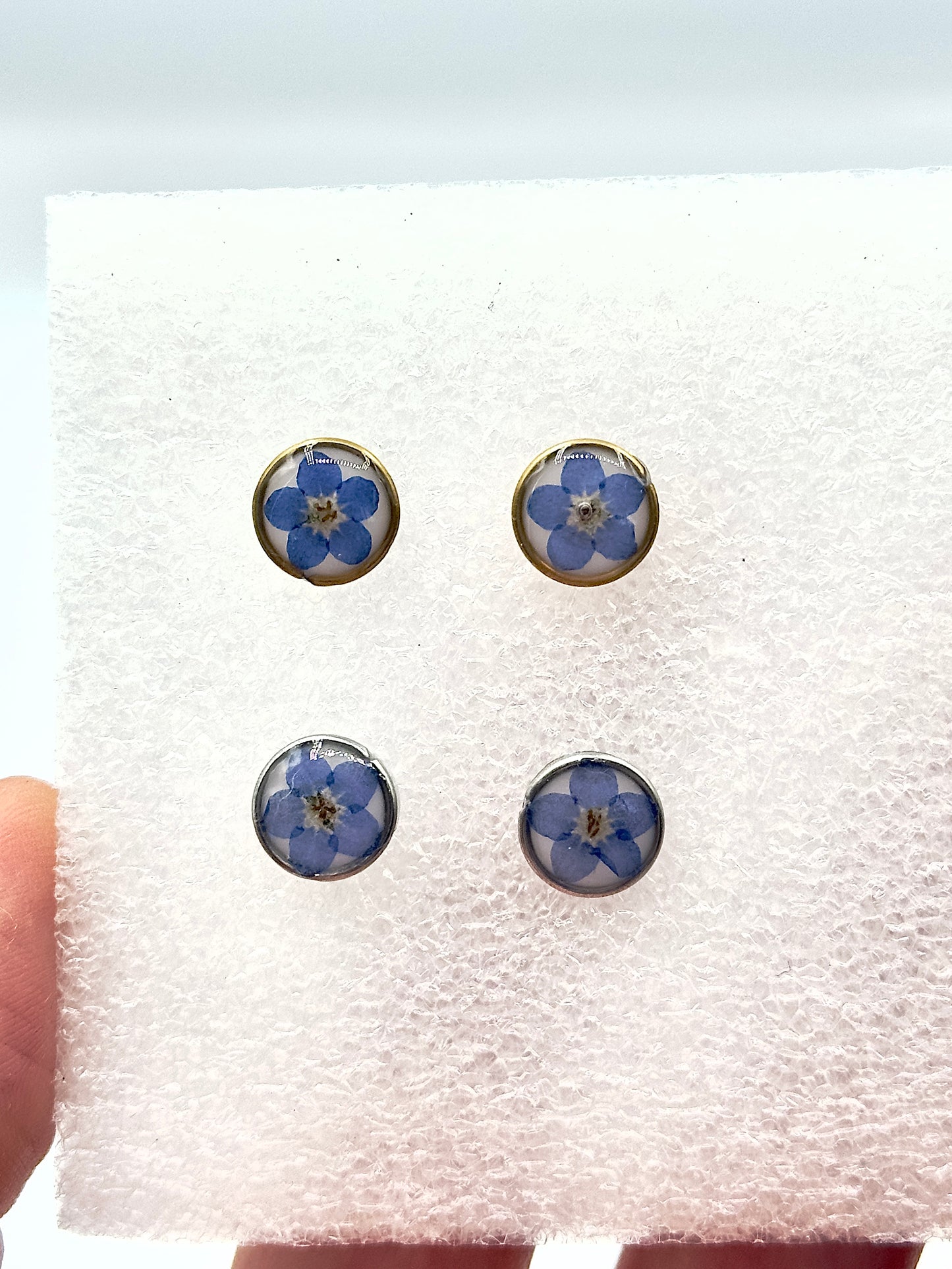 Forget me not earrings
