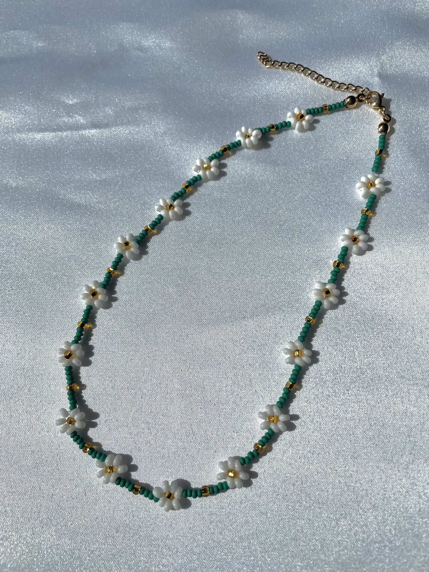 Flower summer necklace