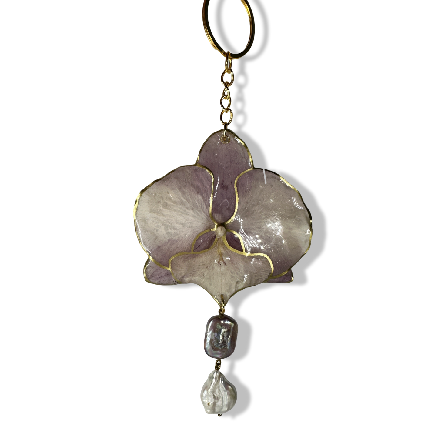 Mermaid orchid bag charm