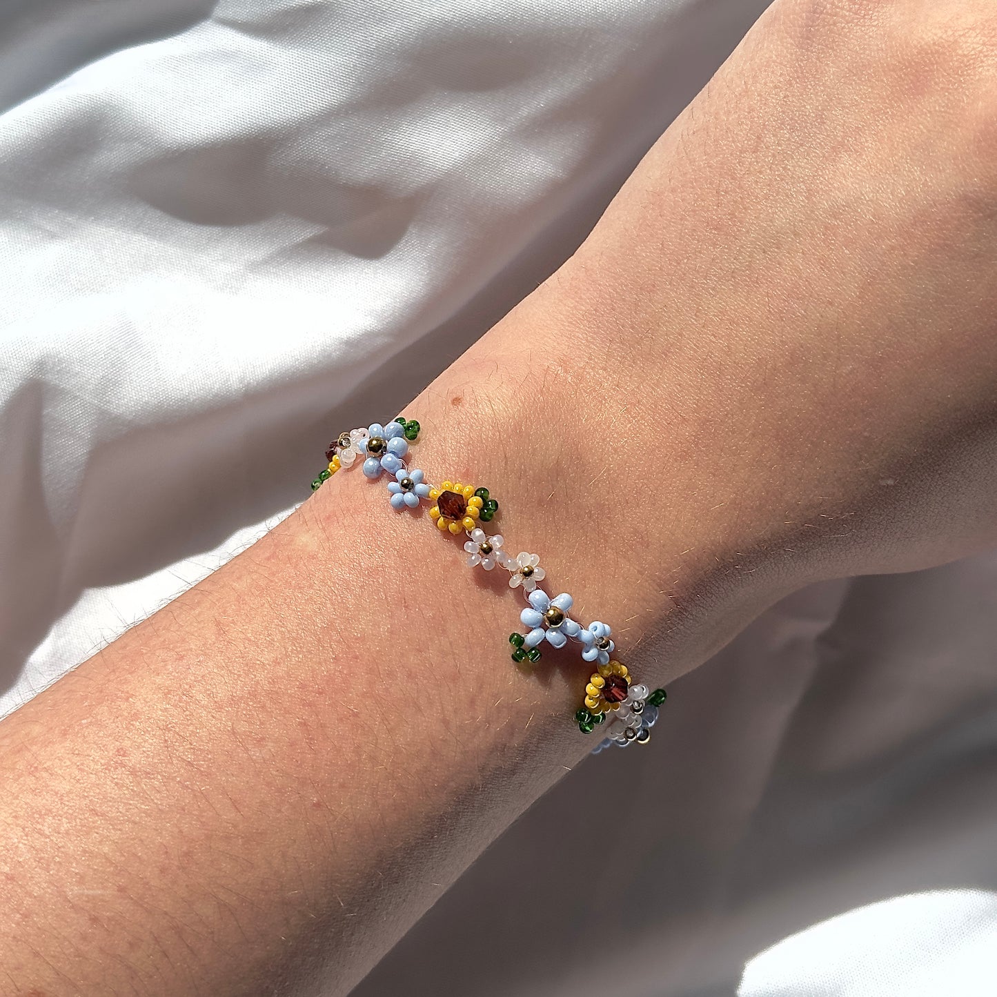 Sunflower field bracelet