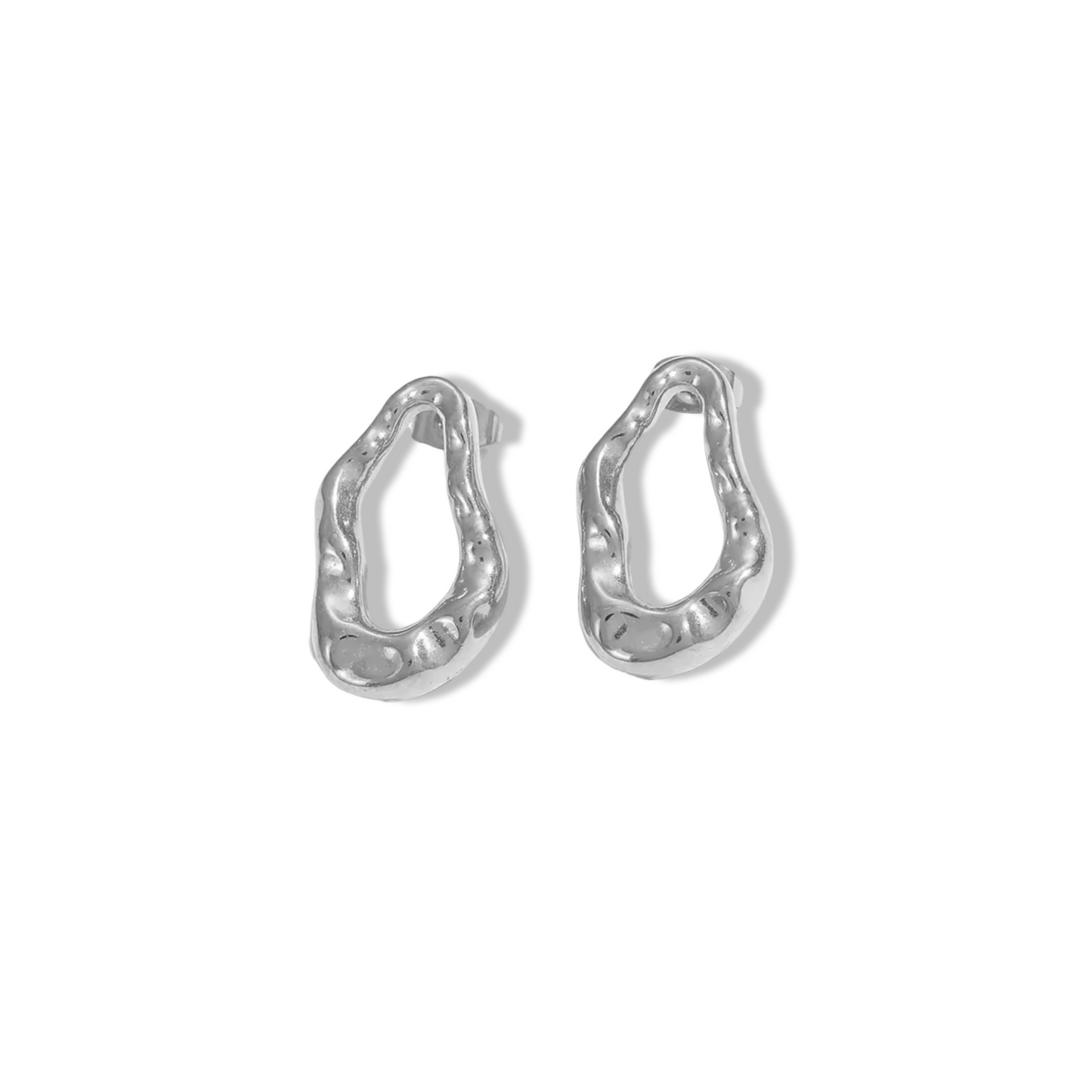 Sleek drop earrings