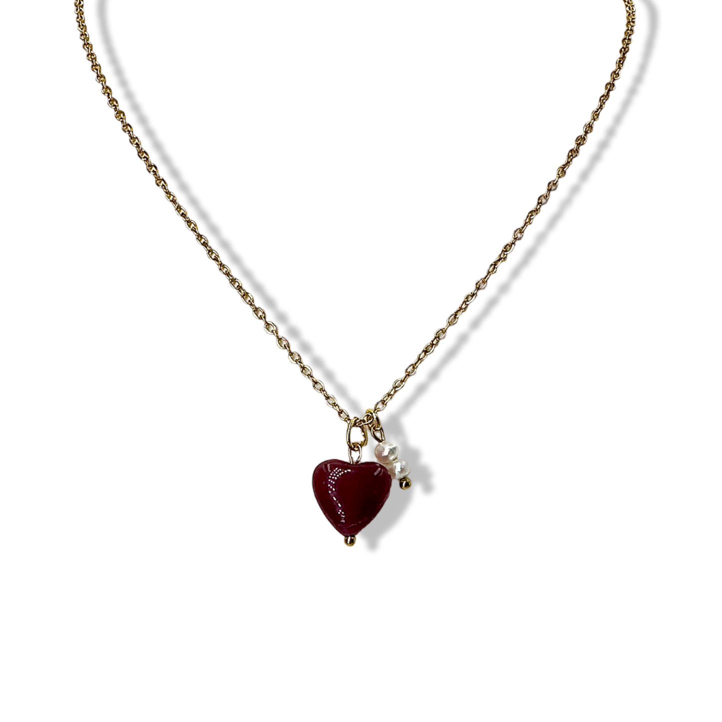 Red love spell necklace