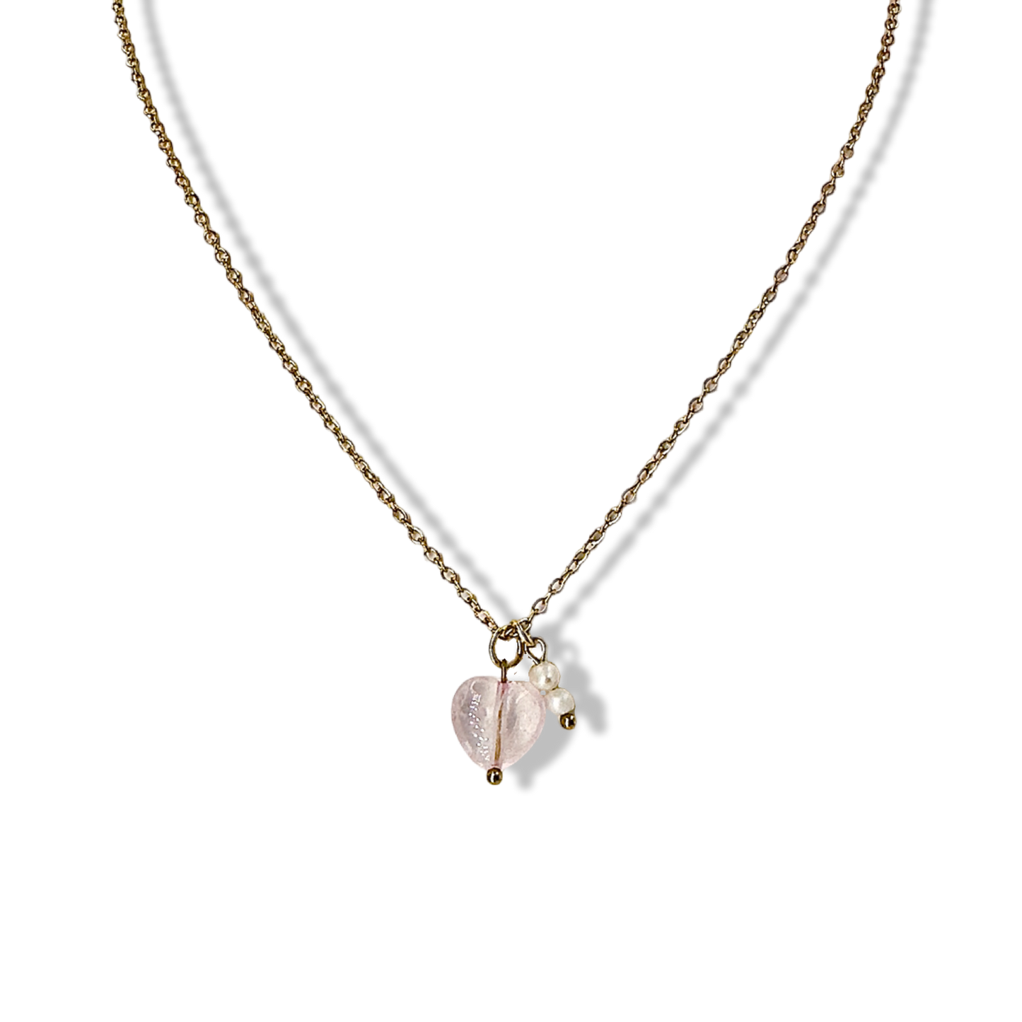 Pink love spell necklace