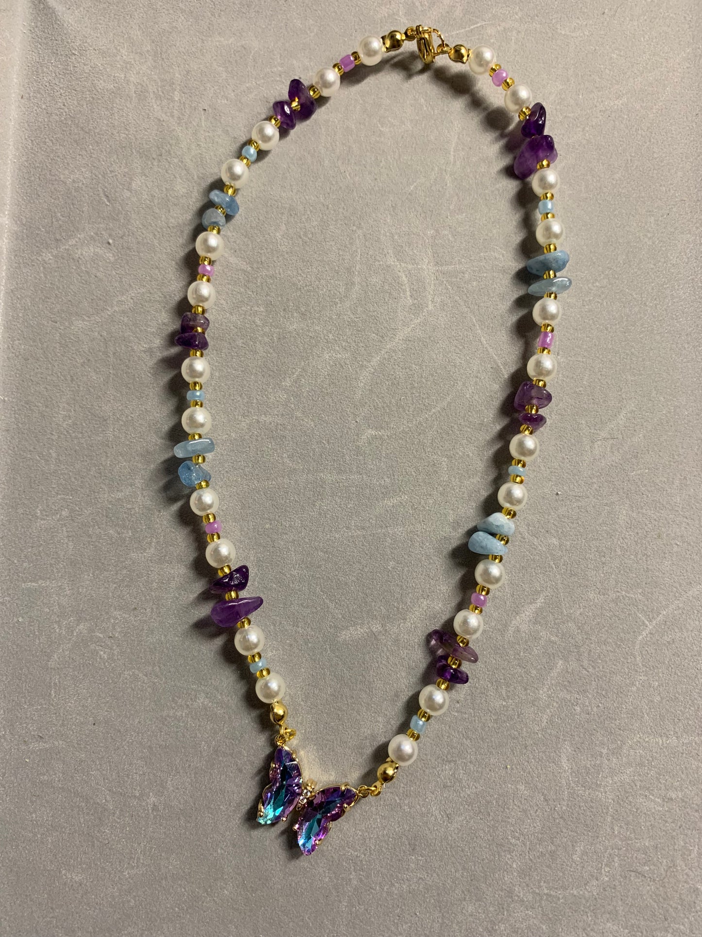 Mystery butterfly necklace
