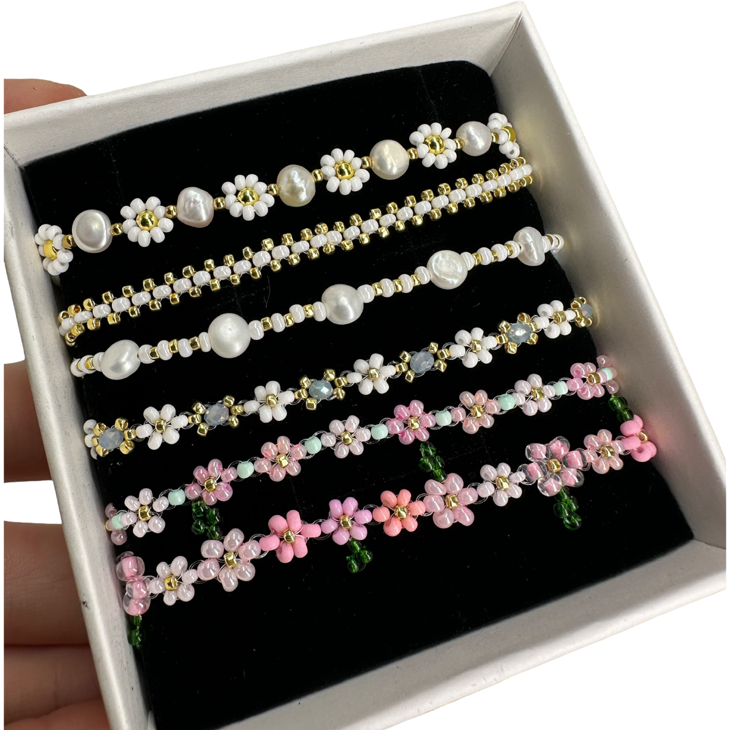 Beady simple bracelet/anklet/necklace