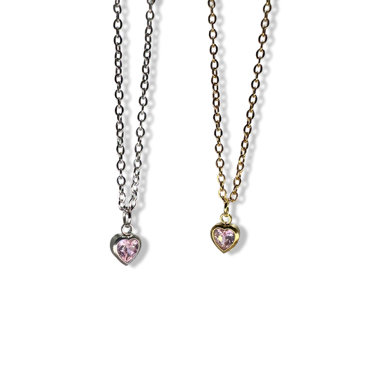 Cute mini heart sparkly valentines chain