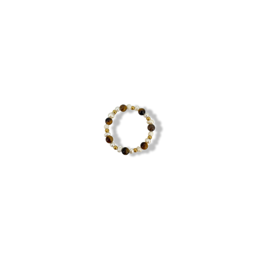 Minimalistic tyger eye ring