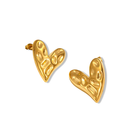 Valentines heart earrings