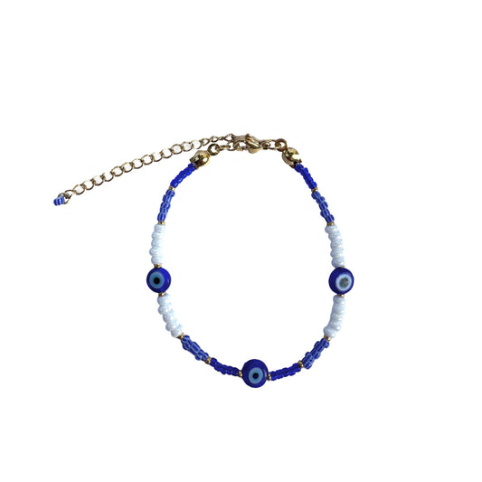 Evil eyes beads bracelet