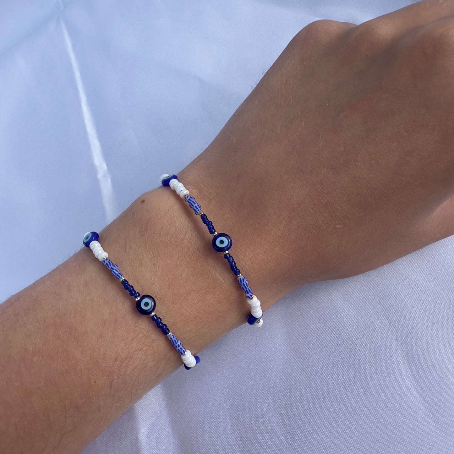 Evil eyes beads bracelet