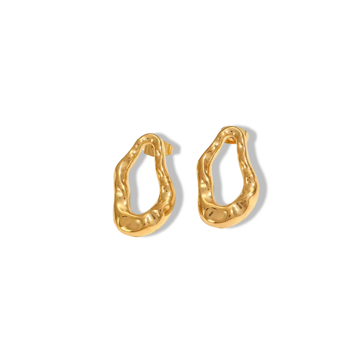 Sleek drop earrings