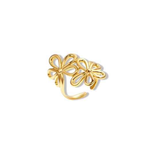 Flowers hugger ring