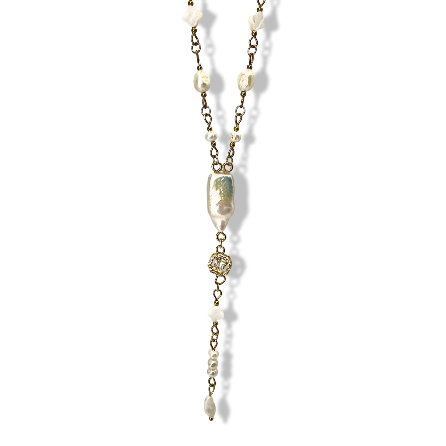 Long pearls heaven luxury necklace