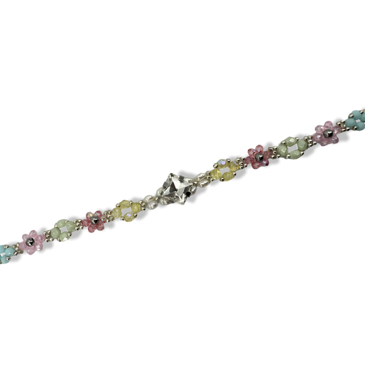 Silver colourfull dreamy bracelet