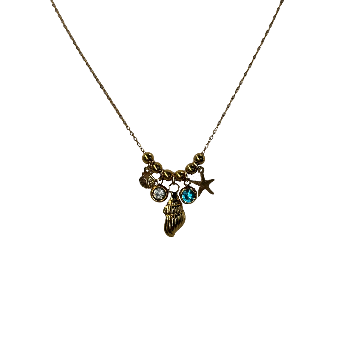 Shelly spark necklace