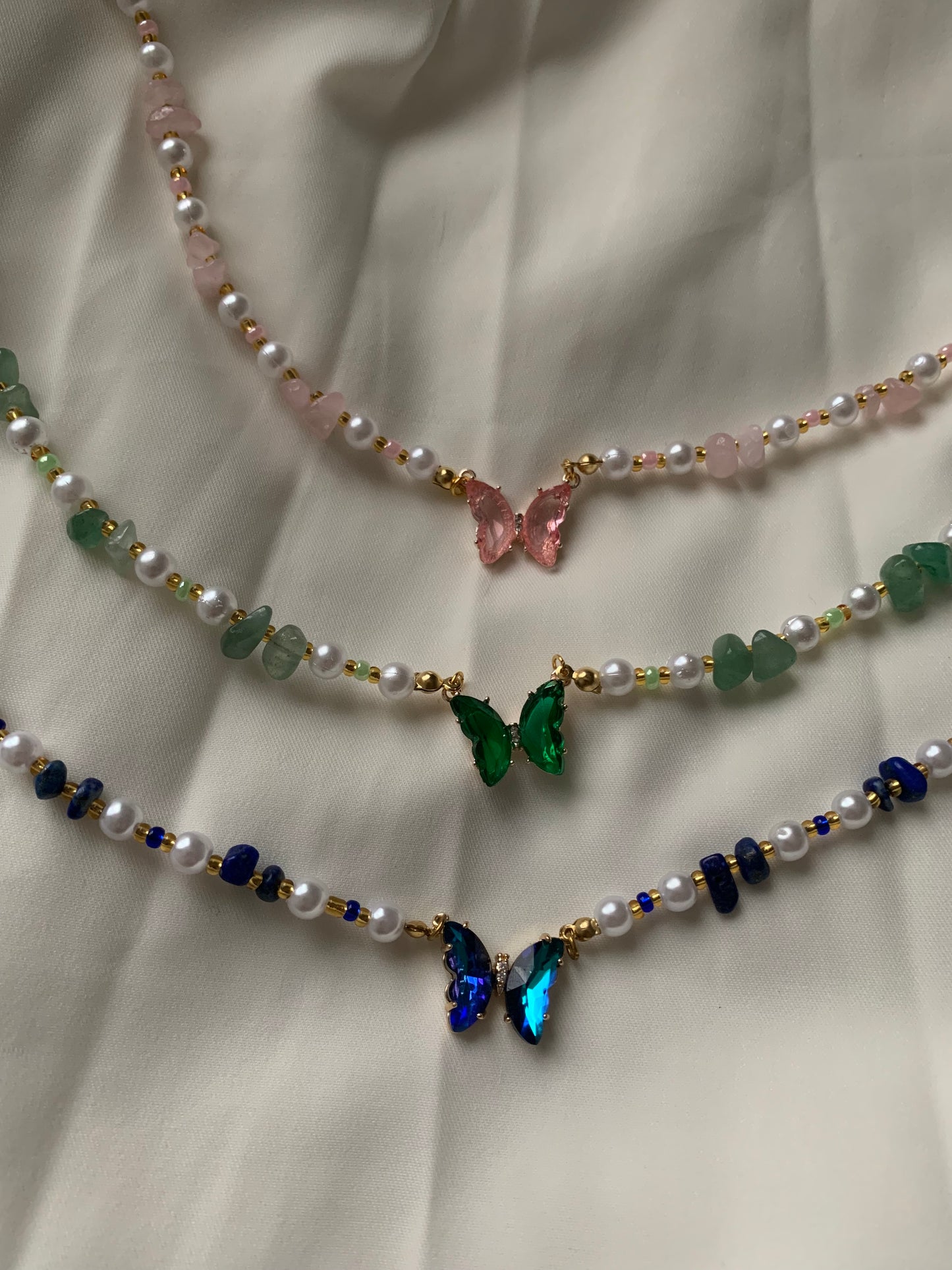 Mystery butterfly necklace