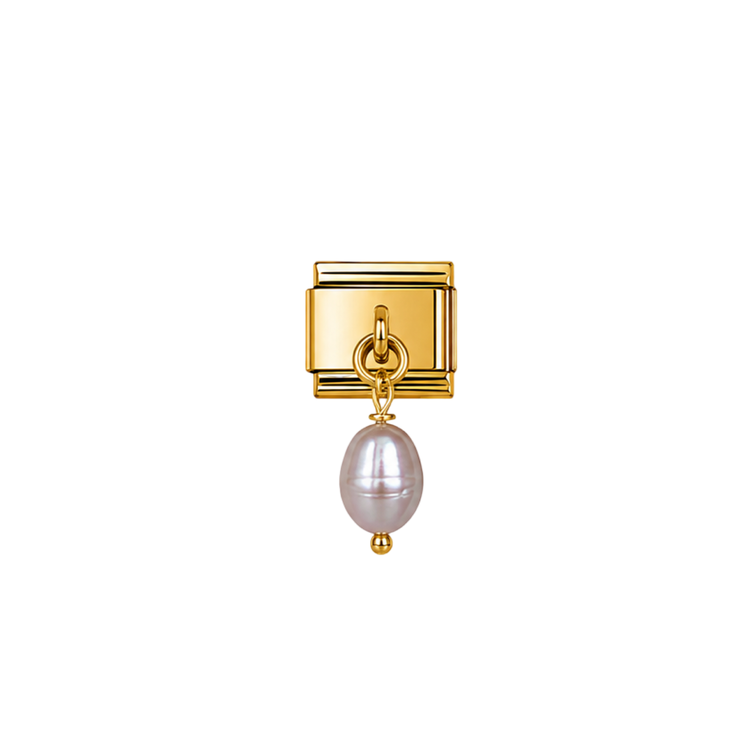 Ricepearl pendant italian charm