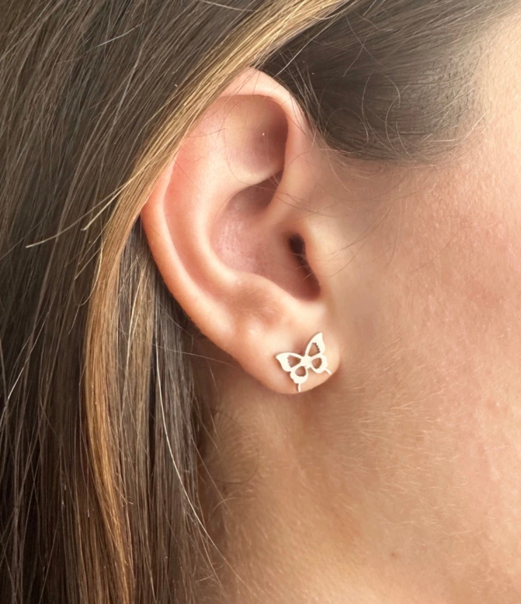 Cute butterfly classic earrings